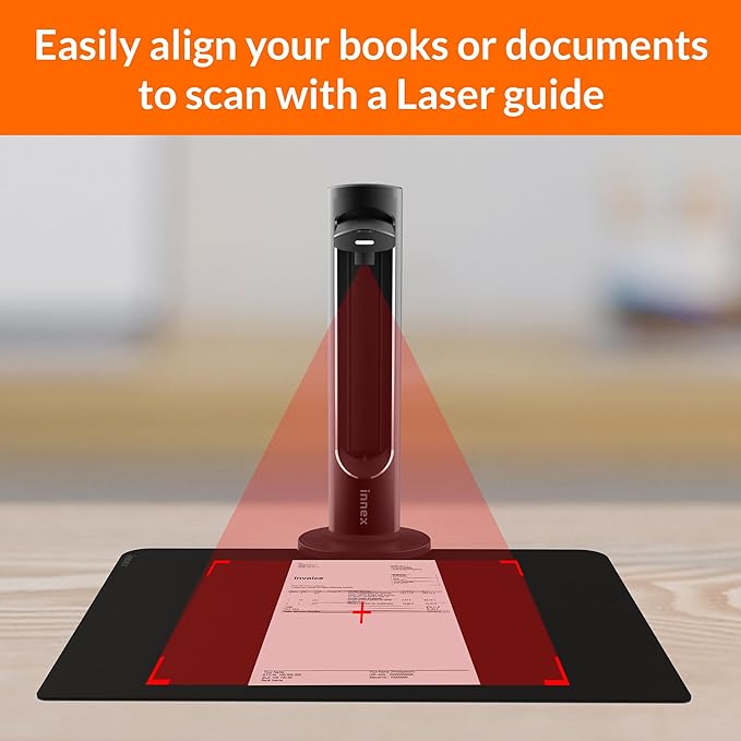 Innex DS200 Professional USB Book Scanner, A3 Document scan, 120+ Language OCR - Image 4