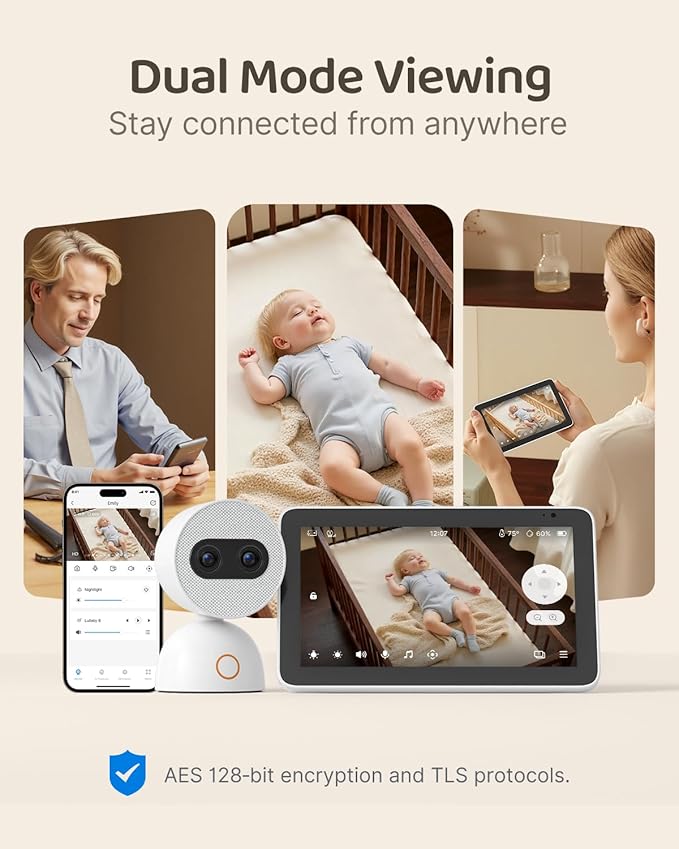 Simsky Split Screen Video Baby Monitor - Image 4