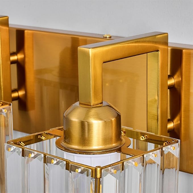 FDPBY Modern Bathroom Vanity Light 5-Lights Chrome Crystal Wall Lamp Bathroom - Image 6