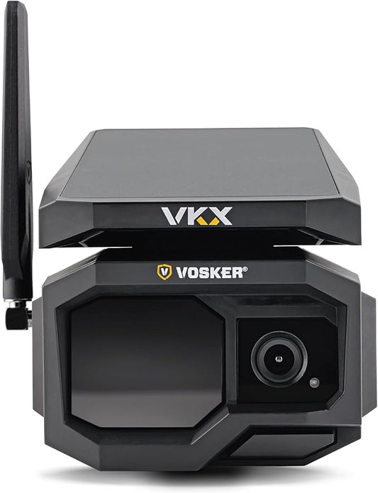 Vosker VKX Farmers Pack Solar 4G LTE Security Camera, Wireless Outdoor by Vosker