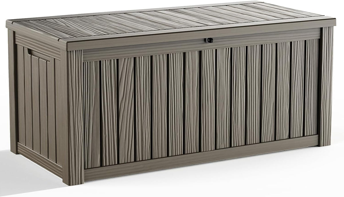 180 gallon outdoor storage box,waterproof uv resistant deck, main product view
