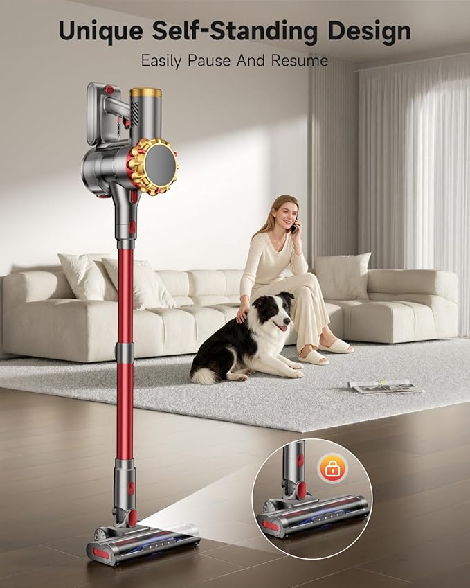 Aipoway Cordless Vacuum Cleaner 580W 50Kpa Vacuum Cleaners - Image 4