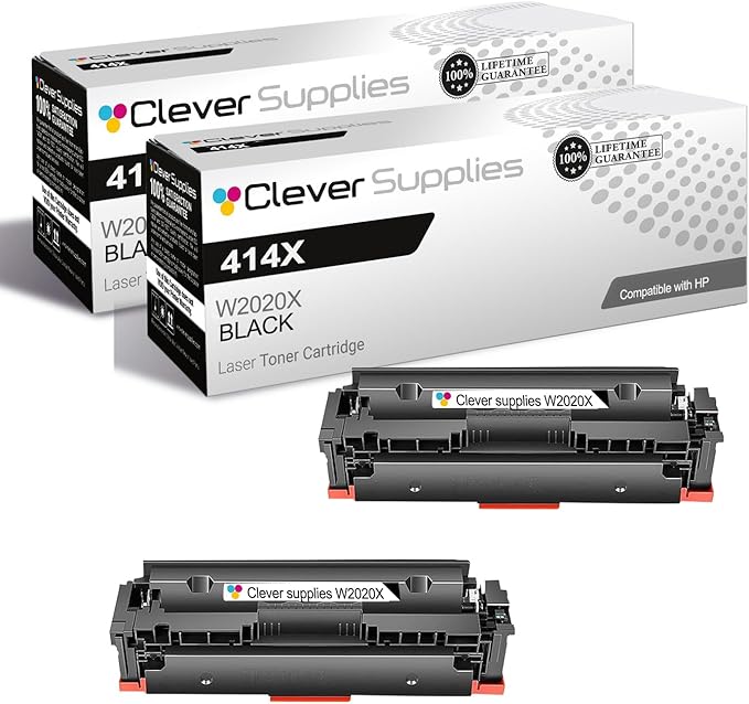 CS Replacement Compatible with HP 414X Toner Cartridge W2020X to use with Color by CleverSupplies