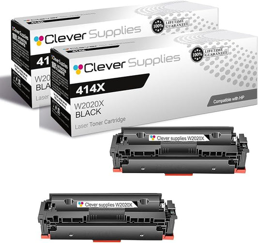 CS Replacement Compatible with HP 414X Toner Cartridge W2020X to use with Color by CleverSupplies