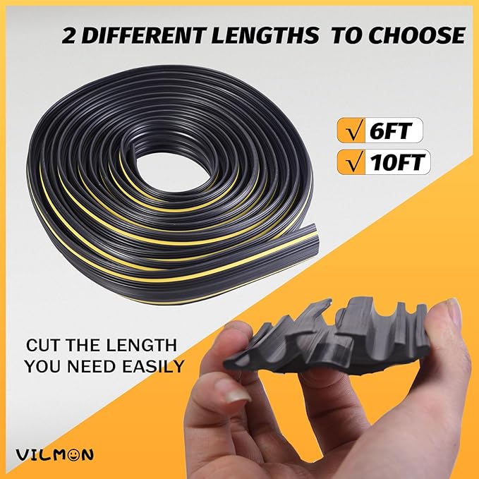 10FT Cord Cover, Flexible Floor Cable Cover, Cord Hider to Organize and Protect - Image 3