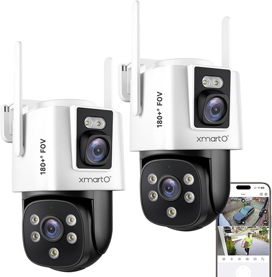 xmartO 6MP 2-in-1 WiFi Home Security Camera by xmartO