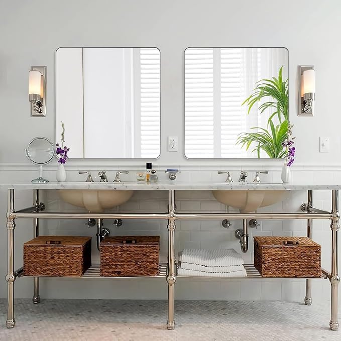 ANDY STAR Chrome Bathroom Mirrors - Image 3