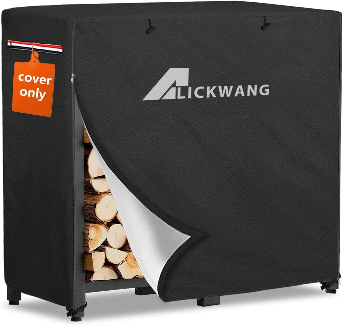 outdoor waterproof 34 inch small firewood rack cover, main product view