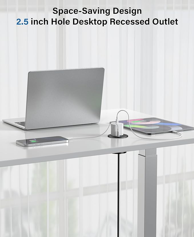 2.5 inch Power Grommet, 20W USB-C Charging, 1 Outlet - Image 3