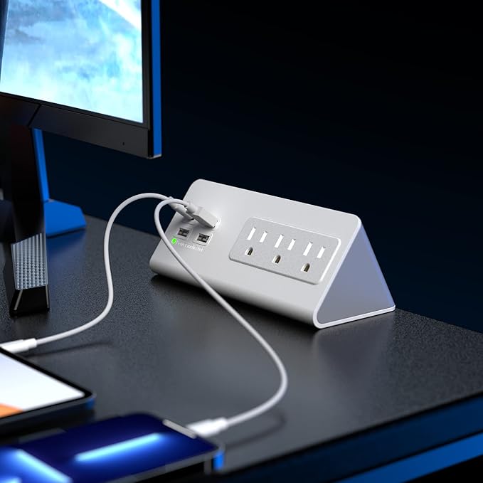 Nightstand Edge Mount Power Strip - Image 7