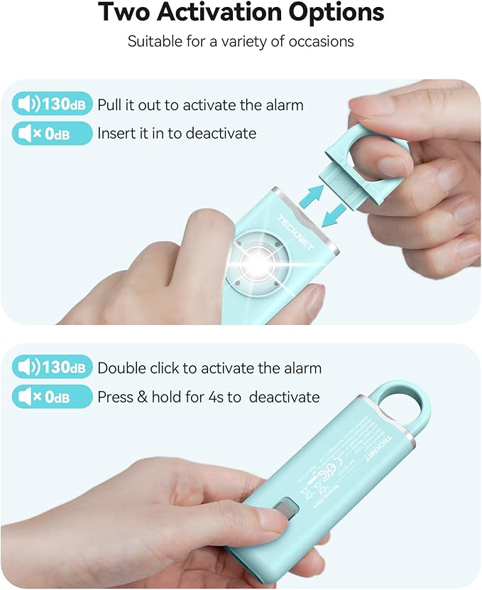 TECKNET Rechargeable Personal Safety Alarm - Image 4