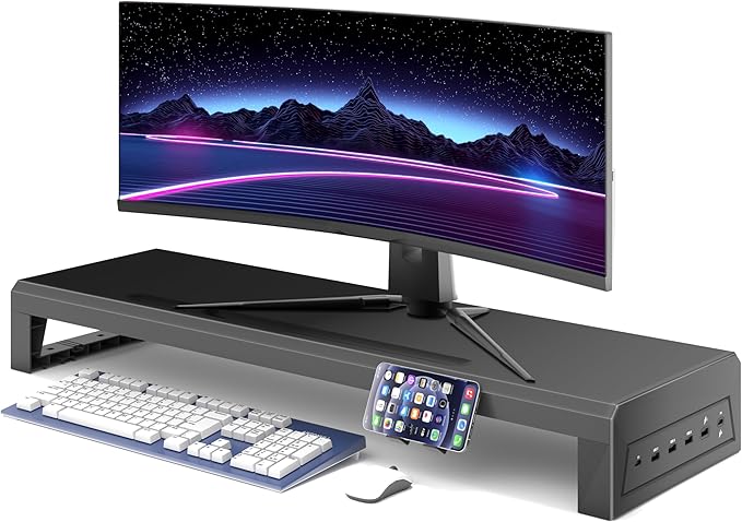 GECKOSTROLL Computer monitor stand Laptop Desk Shelf & Monitor Riser ，27.55 by Unknown
