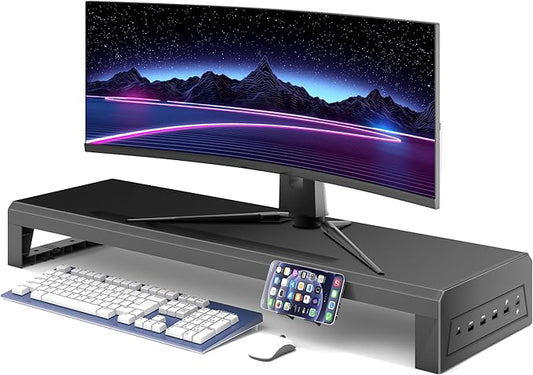 GECKOSTROLL Computer monitor stand Laptop Desk Shelf & Monitor Riser ，27.55 by Unknown