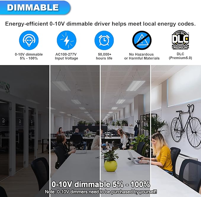 Cortelco 2x2 LED Troffer Light-20W/25W/30W/35W/40W, 4 CCT Selectable - Image 8