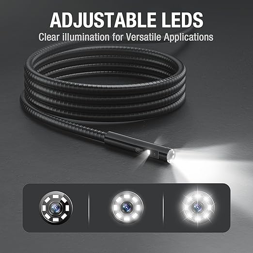 Triple Lens Borescope Inspection Camera, Teslong Professional Endoscope - Image 7