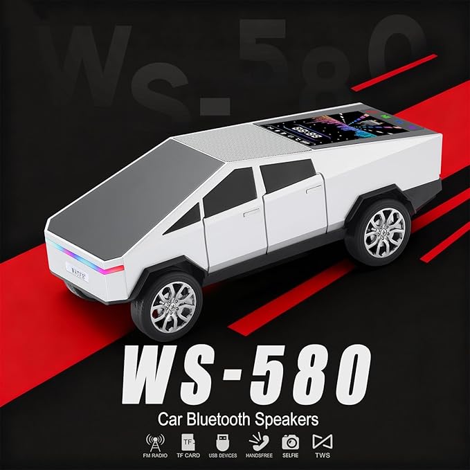 WSTER Portable Car Model Bluetooth Speaker - Image 9