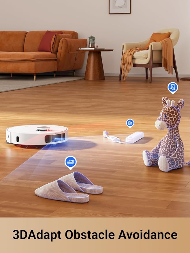 DREAME L10s Pro Ultra Heat Robot Vacuum and Mop Combo, Mop Extend, 7000Pa - Image 5