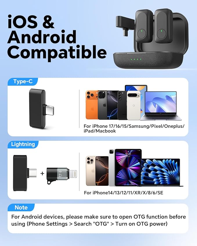 Jubolion Wireless Lavalier Microphone - Image 8