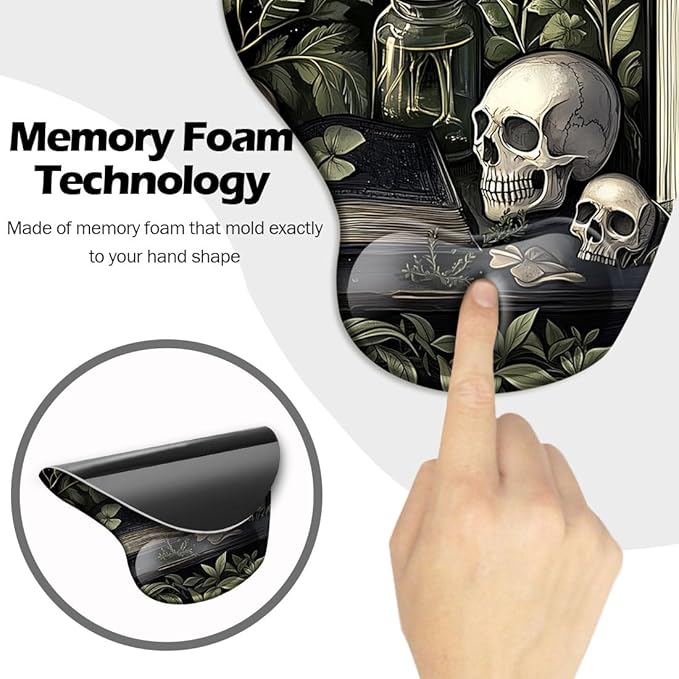 Ergonomic Mouse Pad with Wrist Support, Mouse Pad with Wrist Rest and Coaster - Image 4
