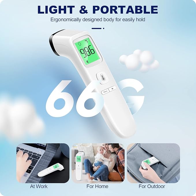 No-Touch Thermometer for Adults and Kids, Accurate Digital Baby Thermometer - Image 6
