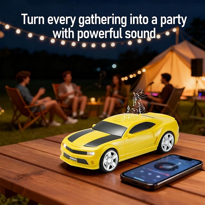 WSTER WS-592 Supercar Design Bluetooth Replica Speaker – Portable Car Model - Image 3