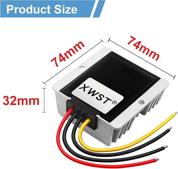 DC DC 12V to 13.8V 18A Step-up Module, Boost Converter 9V-13V to 13.8V Voltage - Image 3