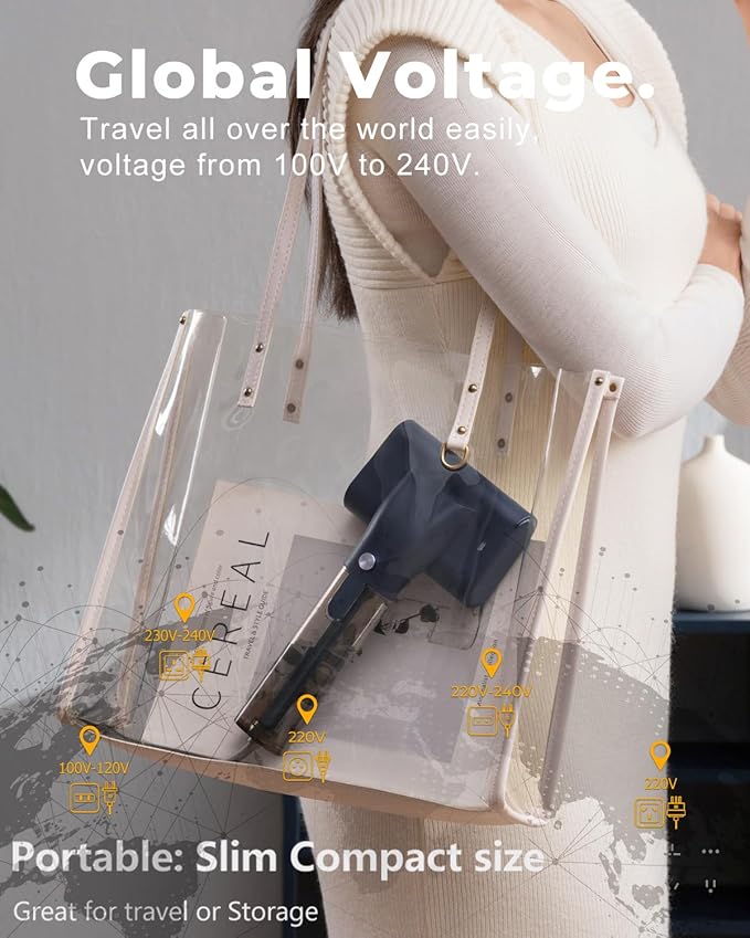 G10 Pro Steamer for Clothes, Global Voltage Adaptation Handheld Garment Steamer - Image 3