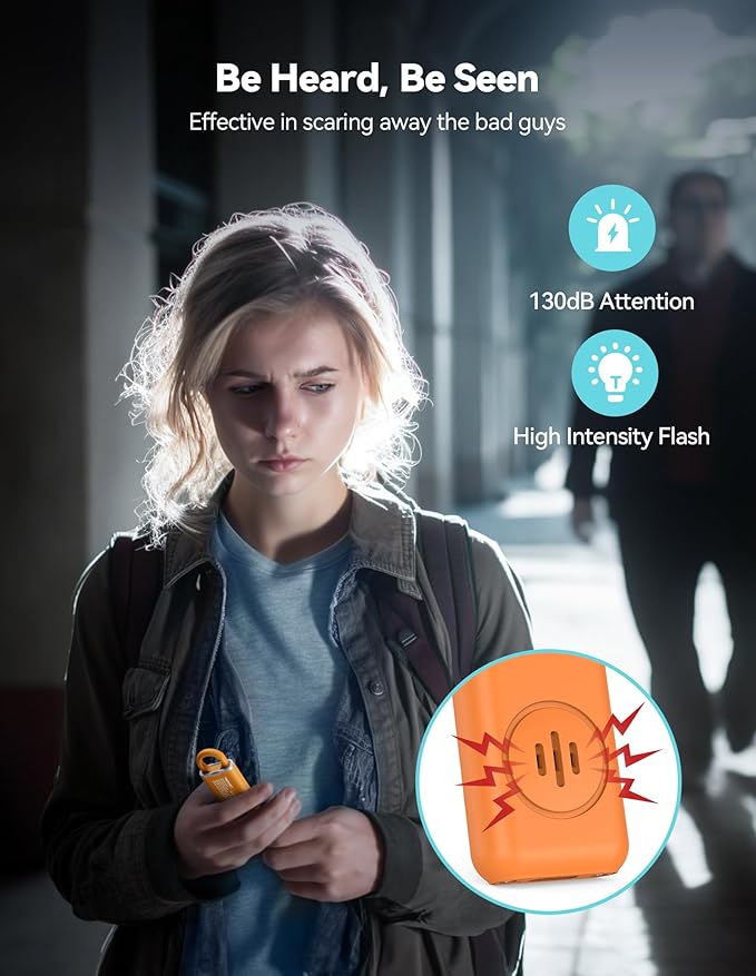 TECKNET Rechargeable Personal Safety Alarm - Image 2