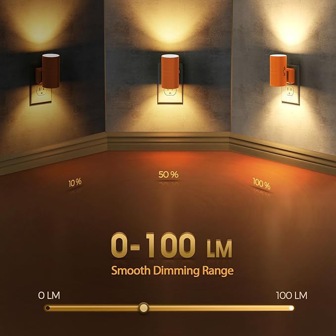 Briignite Night Lights Plug into Wall, Modern LED Night Light Plug in, Dusk to - Image 2