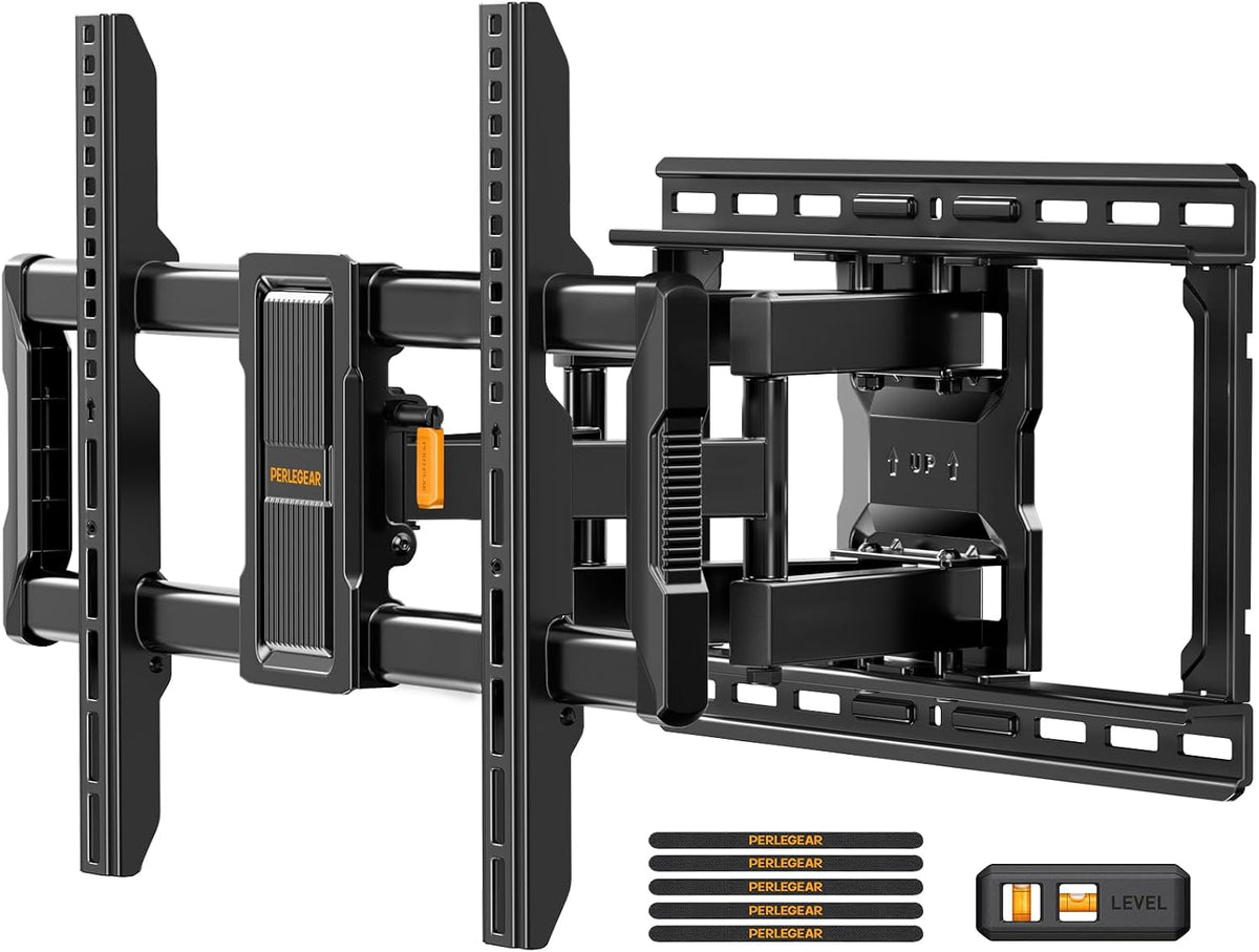 Perlegear UL-Listed Full Motion TV Wall Mount