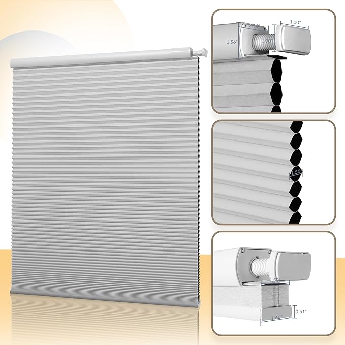 Boolegon No Drill Motorized Cellular Blinds - Image 8