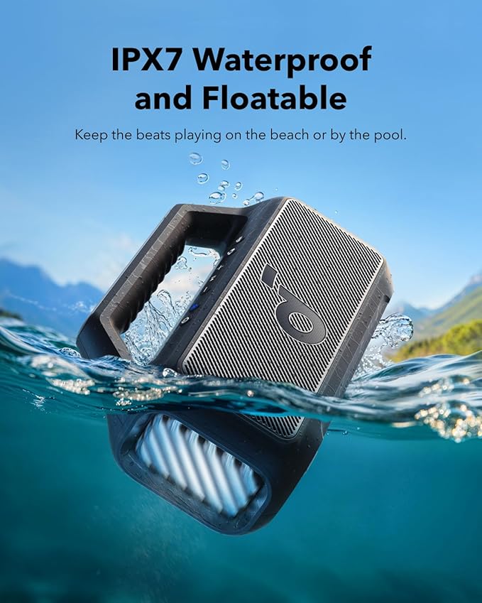 Soundcore Boom 2 by Anker, Outdoor Speaker, BassUp 2.0, 24H Playtime, IPX7 - Image 5