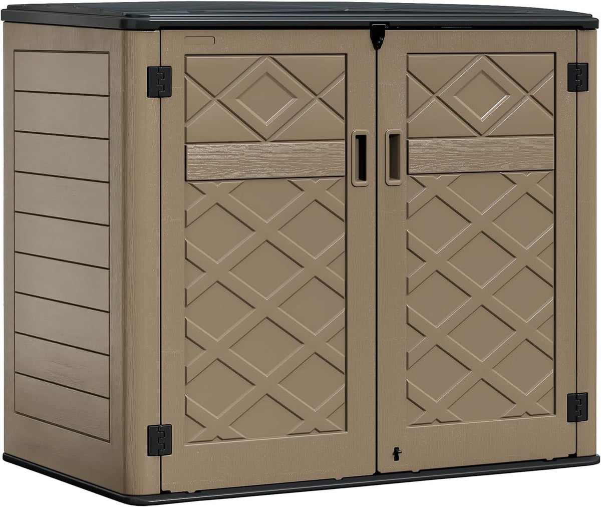 homspark storage shed weather resistance, multi-purpose outdoor storage, main product view