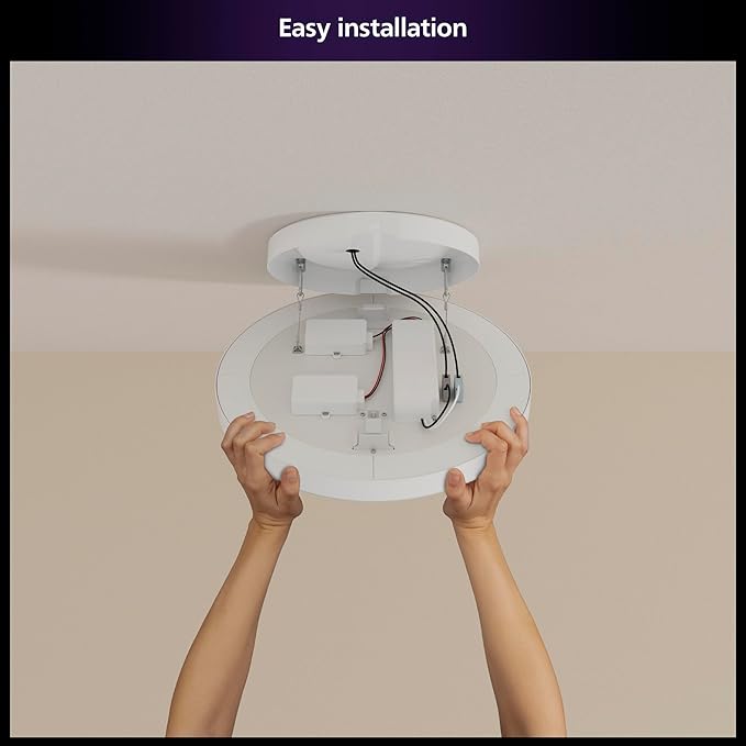 Philips Hue Datura Smart Ceiling Panel White & Color Light, Voice Control - Image 6