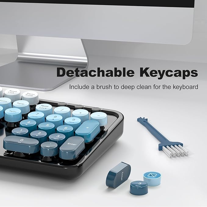 MOFII Wireless Keyboard and Mouse Combo, Full Size 2.4G Plug and Play - Image 5