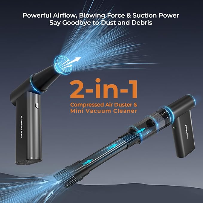 Compressed Air Duster, PowerUrus 200000RPM Electric Air Duster - Image 6