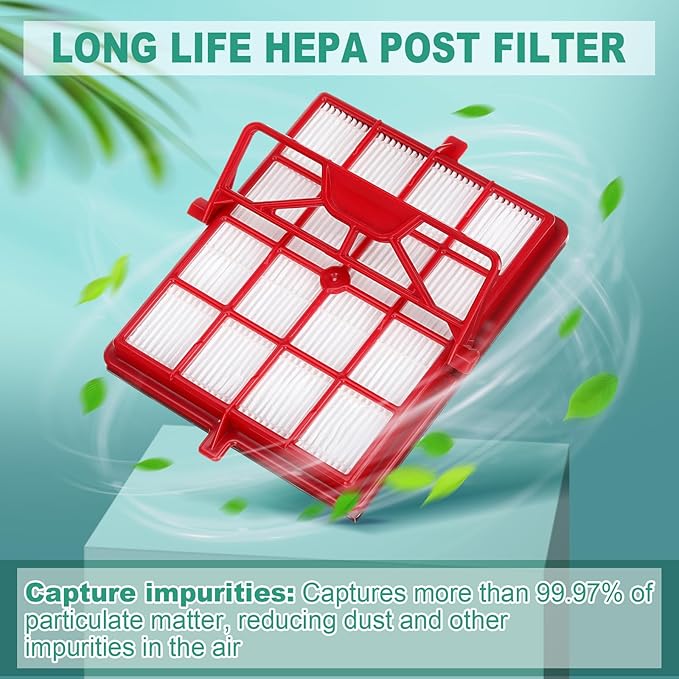 Tondiamo Style P Hepa Vacuum Bag and Filter Bundle Compatible - Image 4
