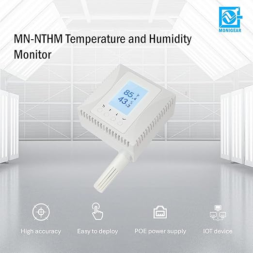 MONIGEAR Network Temperature Humidity Monitor, THERMOMETER, Environmental Sensor - Image 3