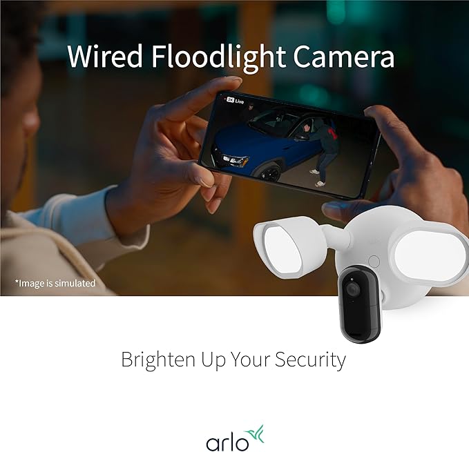 Arlo Wired Floodlight Camera, Home Security Camera - Image 7