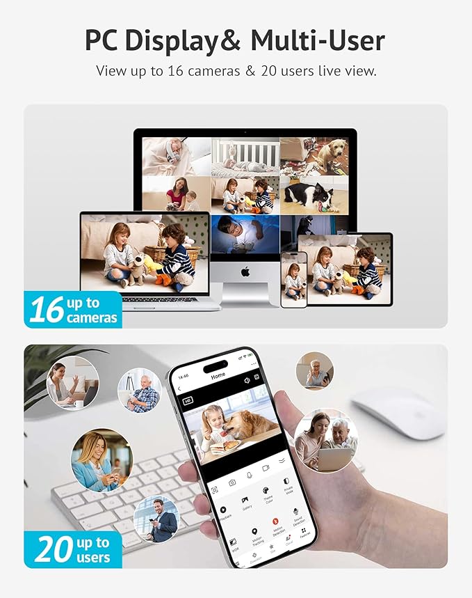 LaView 5MP 3K Cameras for Home Security Indoor, Home Security Camera for - Image 7