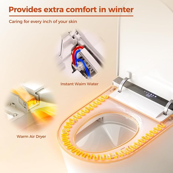 BAYTINA Smart Toilet, One Piece Toilet - Image 3