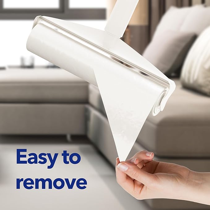 Large Lint Rollers for Carpet, 9.45'' Sticky Rollers for Floor - Image 5