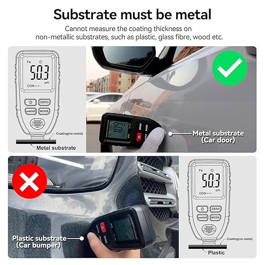 Car Coating Thickness Meter for Used Car Buyers, Paint Mil Thickness Meter - Image 3