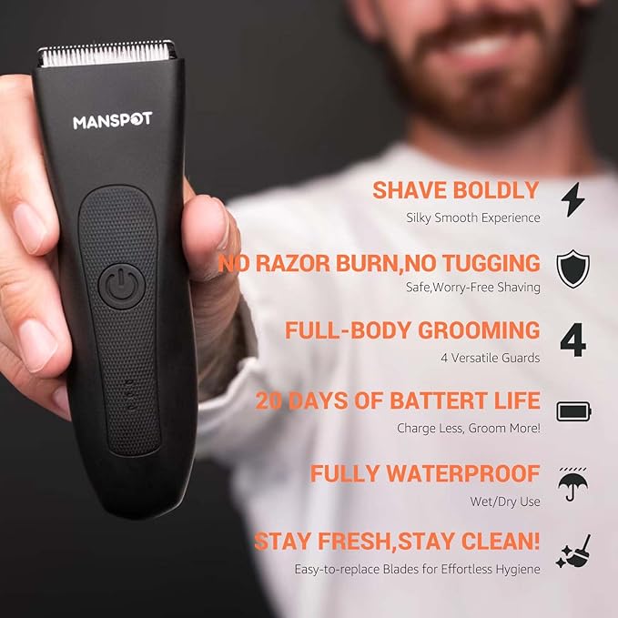 MANSPOT Manscape Groin & Body Hair Trimmer - Image 2