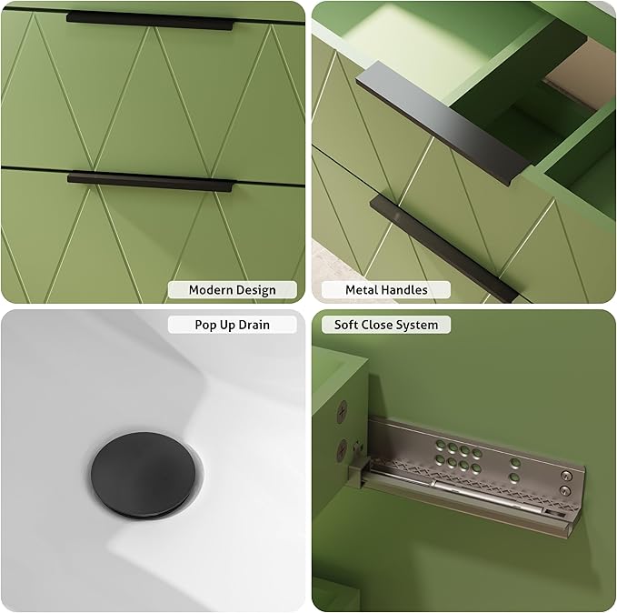 eclife 30" Bathroom Vanities Cabinet - Image 5