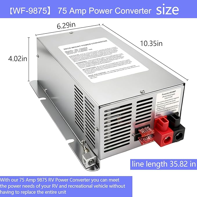 WF-9875 75 Amp Power Converter, WF-9875-AD, Replace - Image 3