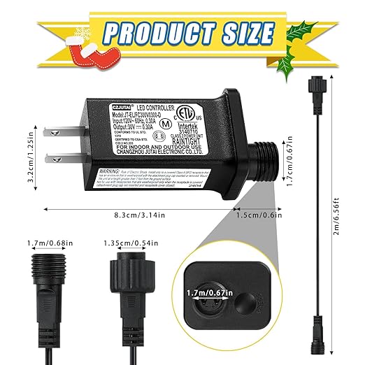 30V 0.3A Class 2 Power Supply Replacement LED Transformer IP44 LED Light - Image 2