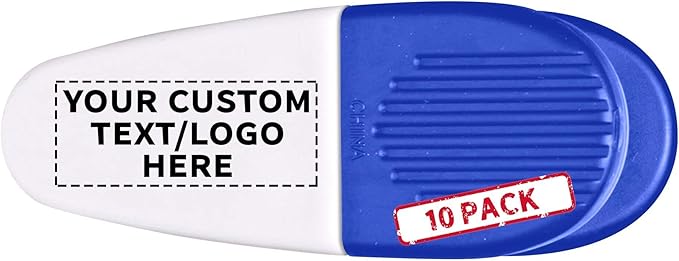 10 Magnetic Memo Holders Set by DISCOUNTPROMOS