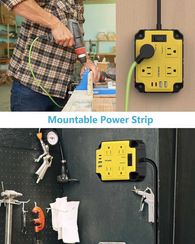 8-Outlets Heavy Duty Power Strip - Image 7