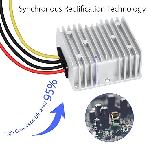 LeMotech DC 24v to 12v Converter 10A 120W Step Down Converter Voltage Reducer - Image 6